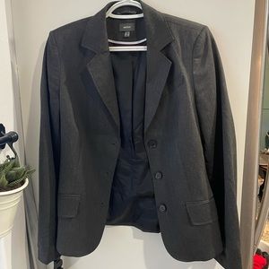 Size 36 Mexx women’s dark gray blazer. Excellent condition. Selling pants also